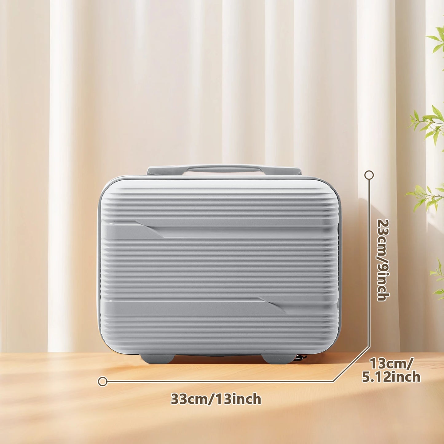 Travel Suitcase Rolling, Carry on Boarding Luggage Cabin Set with Cosmetic Case Spinner Wheels Travel Trolley Case 13 20 Inch