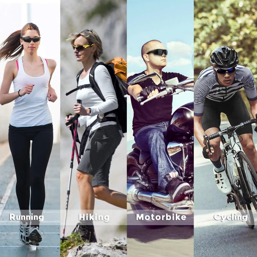 Sports Sunglasses for Men Women Fashion Lightweight Mens Sunglasses UV Protection for Outdoors