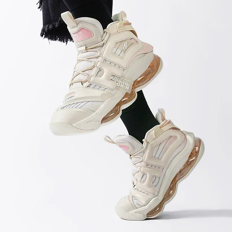 High-quality Mens Basketball Shoes High Street Original Sneakers Men Air Cushioining Rubber Anti Slip Leisure Shoes Male 39-45