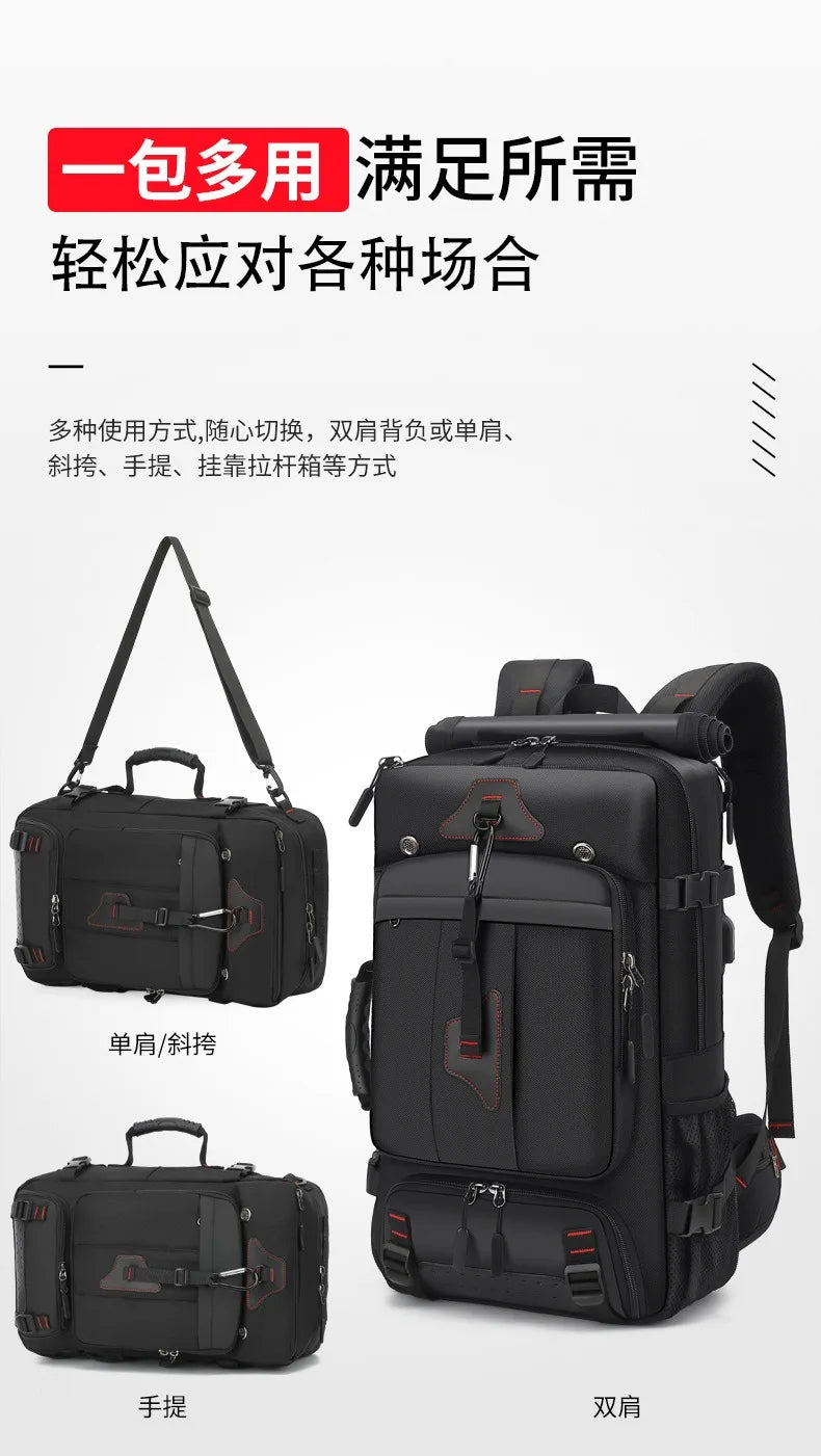Travel backpack for men boarding, casual men's backpack for travel, large backpack for travel, 70 liters L, super large capacity