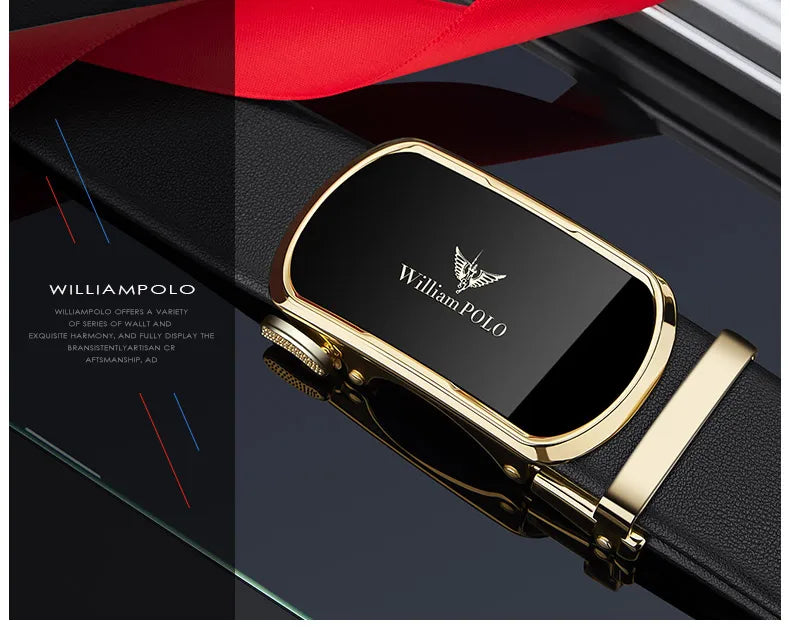 Men Belts Luxury Brand Designer Automatic Buckle Belt  Business Casual Dress Belts Gift for Men