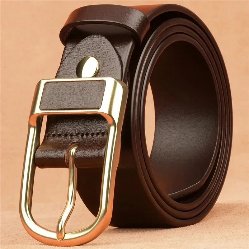 2025 Men's Trendy Casual Belt For Men Coboy Style Belts Pin Buckle Belt Jeans Retro Belt Business Casual Belt