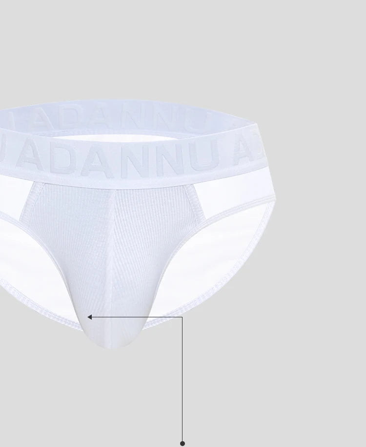 Transparent Men's Sexy Briefs Big U Pouch Underwear For Men Fashion Comfortable Soft Bikini Underpants Solid Color Male Panties