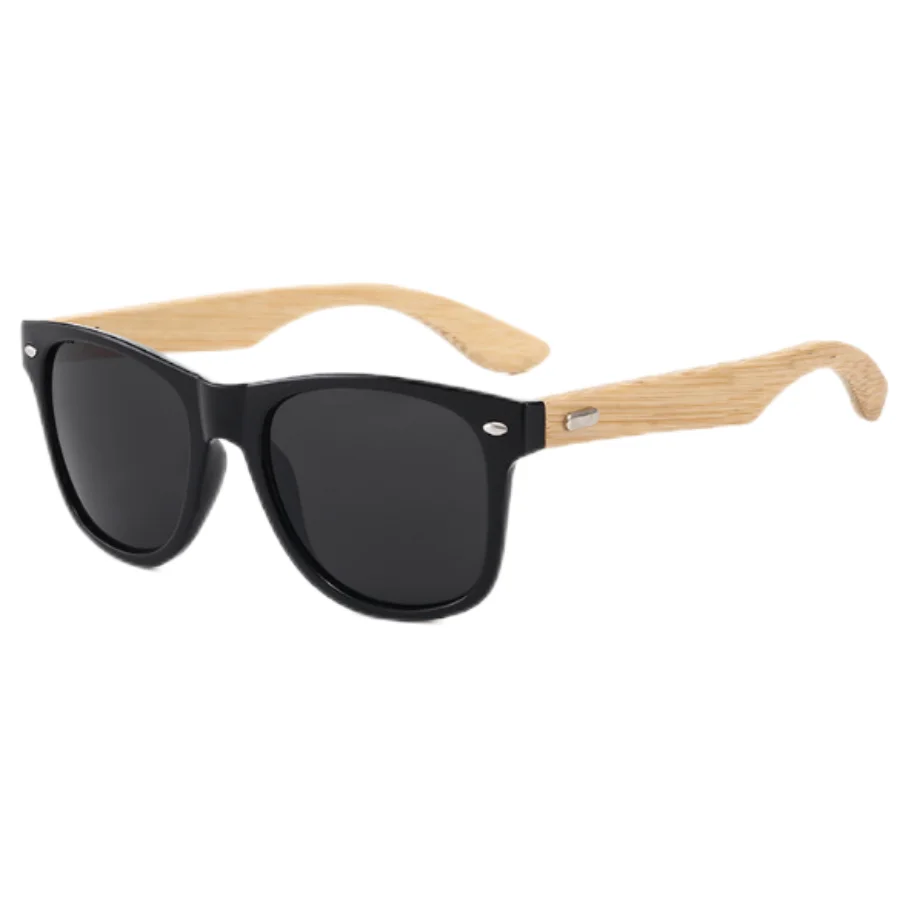 Fashion Bamboo Wood Vintage Square Sunglasses Men Women Luxury Brand Designer Sun Glasses Wooden Driving UV400 Eyewear