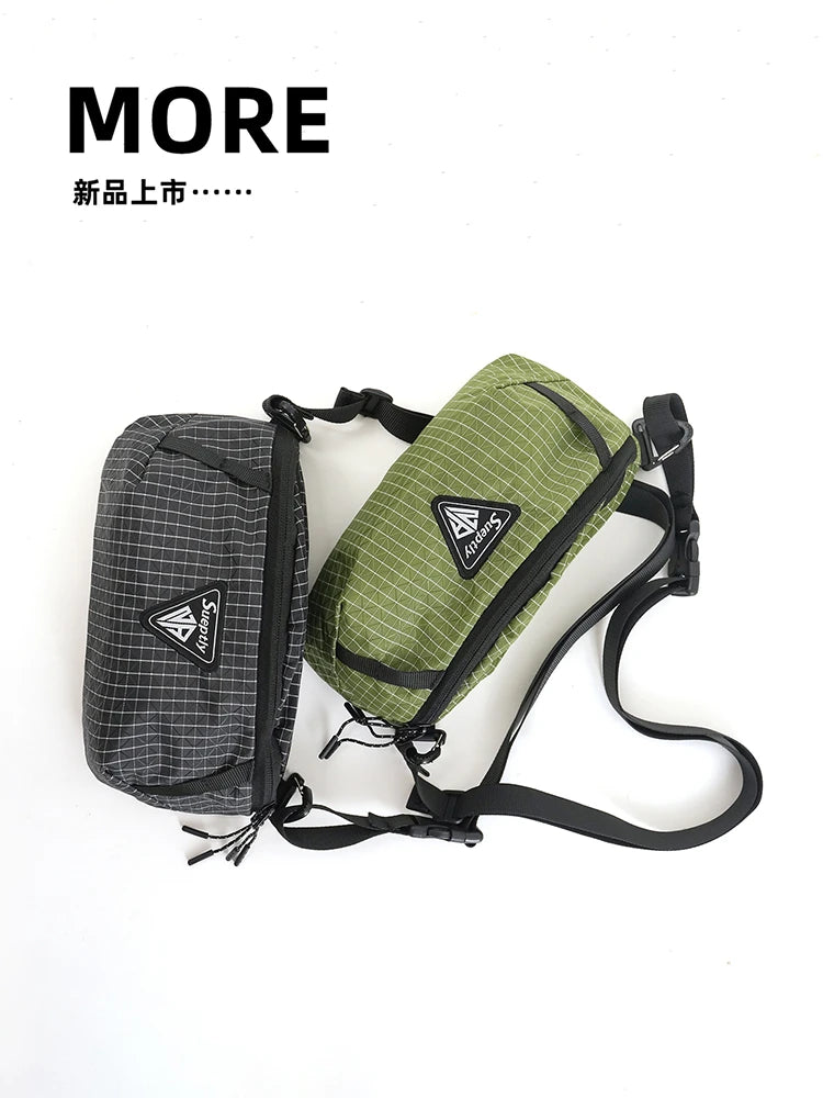 Outdoor hiking backpack - Large capacity, lightweight, expandable chest bag. Suitable for both men and women. Includes hiking eq