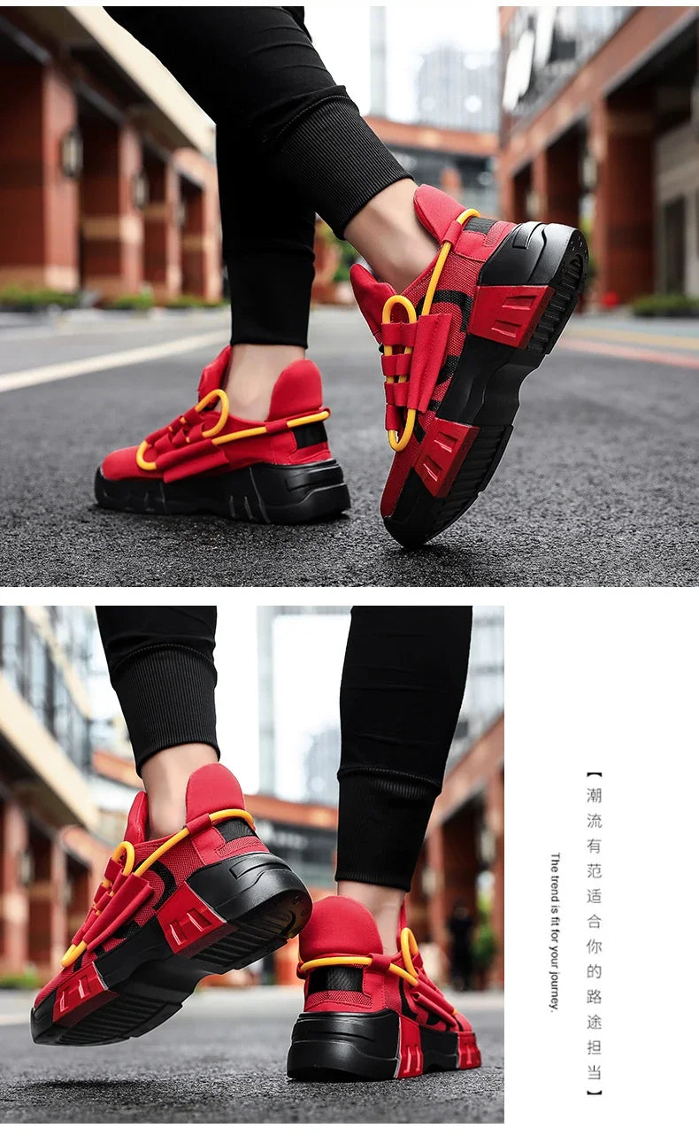 Casual Shoes For Men Street Style Walking Shoes Sneakers Thick Bottom Running basketball Shoes Male 2024 Vulcanized Sneakers Men