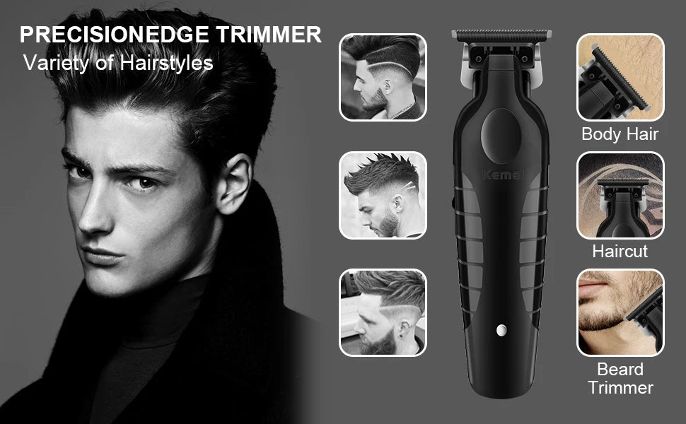 Kemei KM-2296 KM-2299 KM-1102 Hair Clipper Kit Men's Electric Shaver Hair Trimmer Machine Professional Hair Cutting Machine