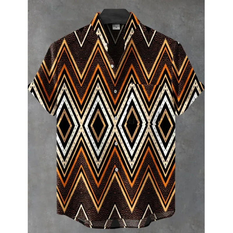 Men's New Linen Short Sleeved Shirt With Refreshing Comfortable Summer Fabric, High-quality Button Up Top Camisetas De Hombre