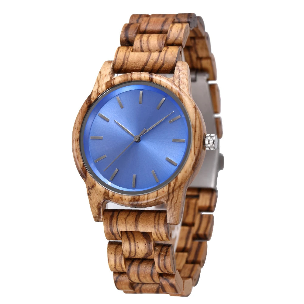 Watches Wooden Watches Men's Handmade Vintage New Wooden Quartz Watches with Stylish Natural Wooden Watches Uniquely Customized