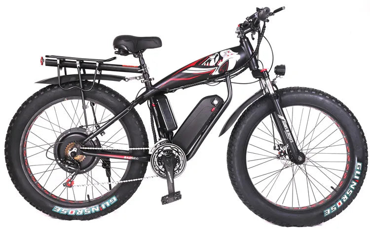 Fat bicycle electric bicycle 1000W 2000W snowmobile 48V 17ah outdoor mountain bike men's 4.0 fat tire eBike eletrica bicileta