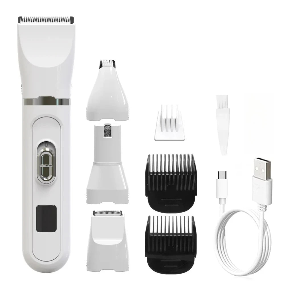 Dog Hair Clippers Grooming Electric Pet Clipper Professional Silent Hair Cutter USB Rechargeable Pet Grooming Clipper