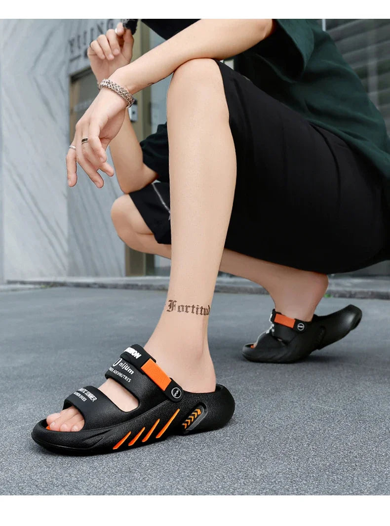 Men's Summer Sandals Men's Home Slippers Walk Around Home Original Brands Shoes Men's slippers Flip Flop Male Slipper Slipers