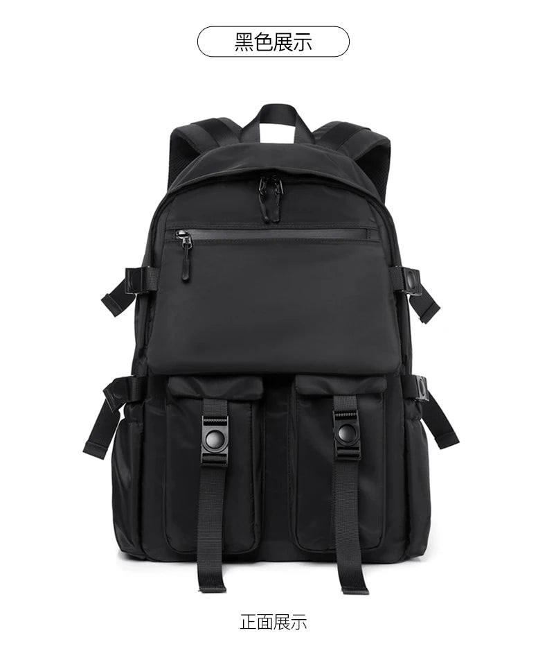 Men's Tactical Style Backpack, Large - capacity Travel Bag with Multiple Straps, Durable Material, Ideal for Outdoor Adventures