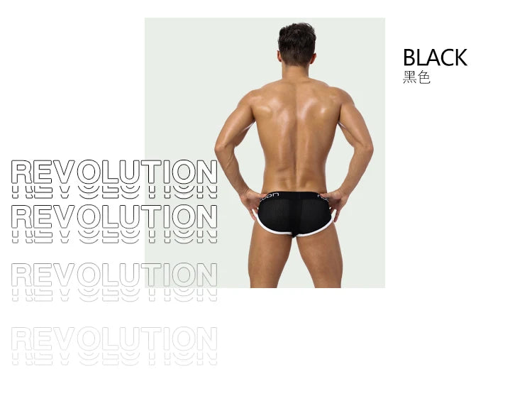 Men Underwear Mesh Qucik-Dry Sexy Men Briefs Breathablen Men Slip Cueca Male Panties Underpants Briefs Spring Summer