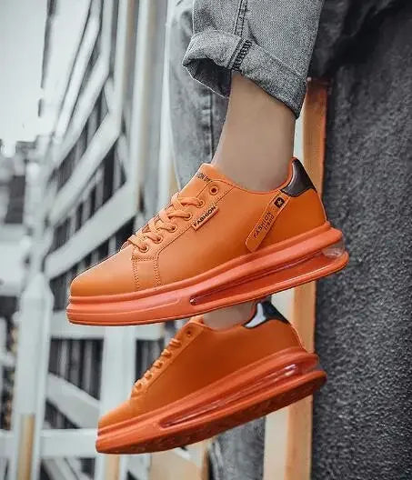 Fashion Brand Sneakers For Men Casual Shoes New Soft Comfortable Pu Leather Shoes Breathable Flats Shoes For Man Tenis Masculino