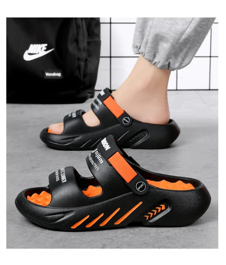Men's Summer Sandals Men's Home Slippers Walk Around Home Original Brands Shoes Men's slippers Flip Flop Male Slipper Slipers