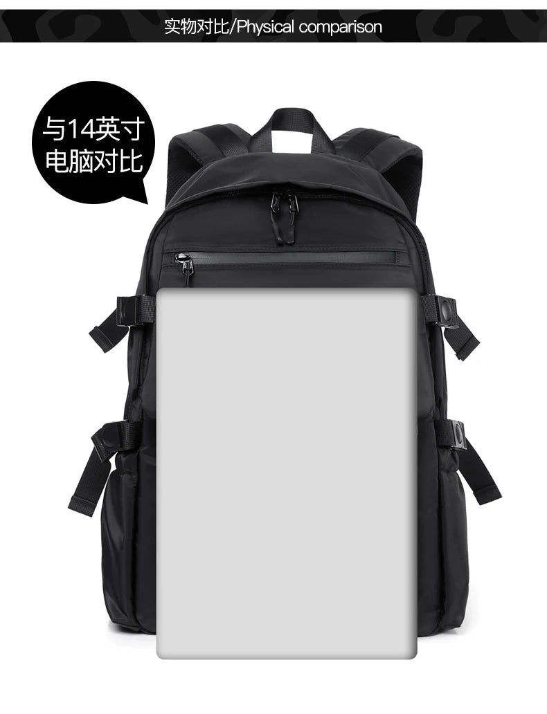 Men's Tactical Style Backpack, Large - capacity Travel Bag with Multiple Straps, Durable Material, Ideal for Outdoor Adventures