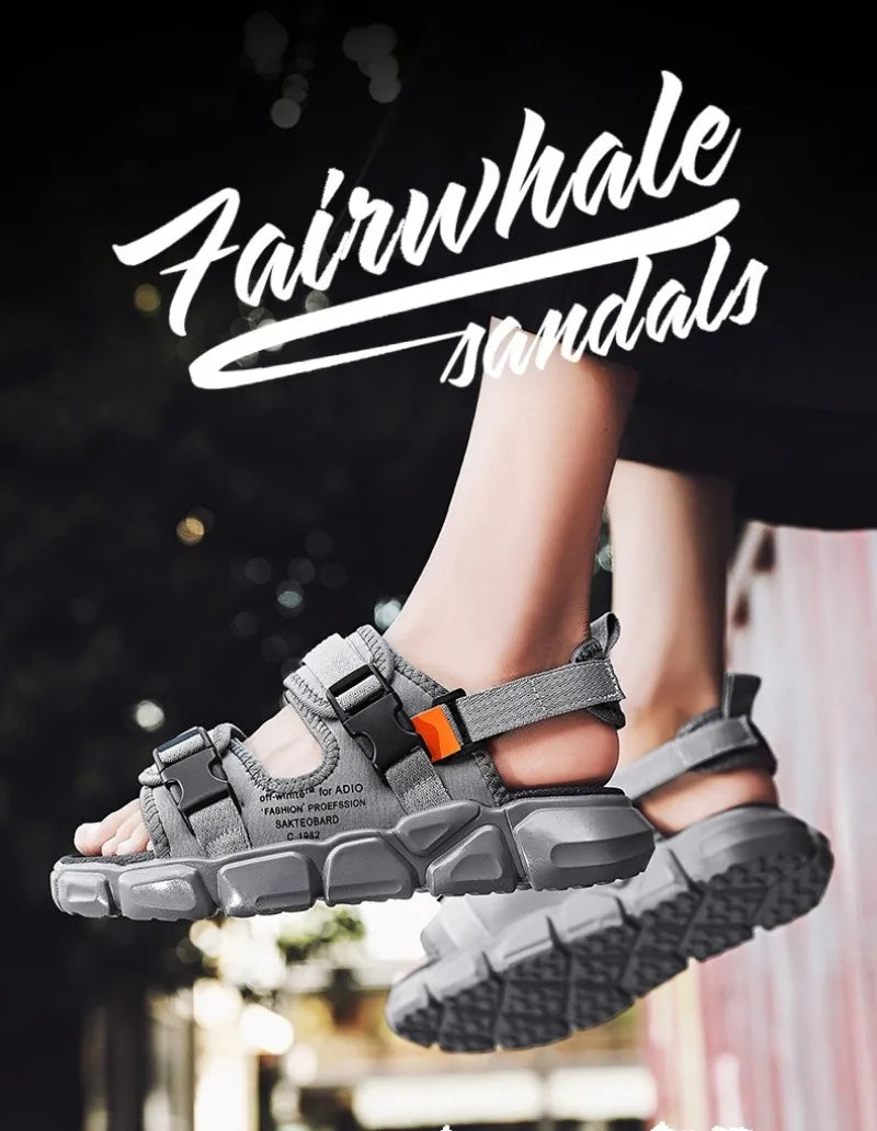 Summer High Quality Beach Sandals for Men Outdoor Breathable Wear-resistant Men Casual Sandals Fashion Holiday Shoes Zapatos De