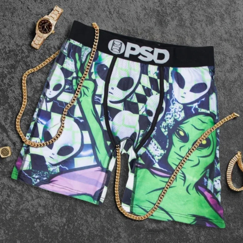 Men Underwear Summer Breathable Men's Boxers Sexy Underpants Male Plus Size Man Panties Fashion Print Men Boxershorts Trunks