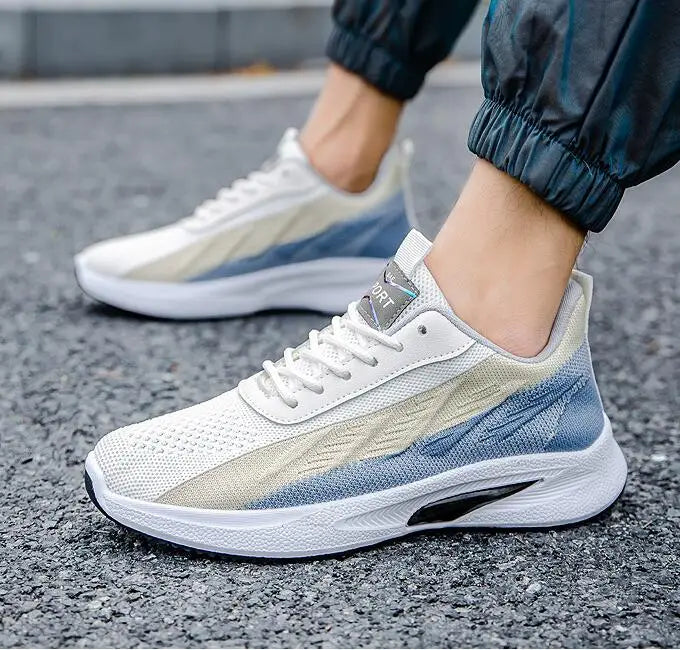 Men's shoes Casual lightweight non-slip fashion sneakers Breathable running shoes Outdoor walking training tennis shoes for men