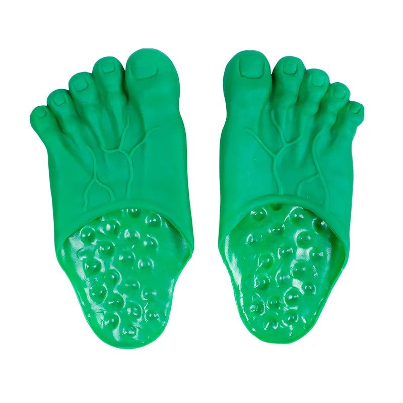 Funny Slippers Man Women Footwear Shoes Fashion Outdoor Beach Couple Slippers Role Playing Bigfoot Amazing Sandals Of The Hulk
