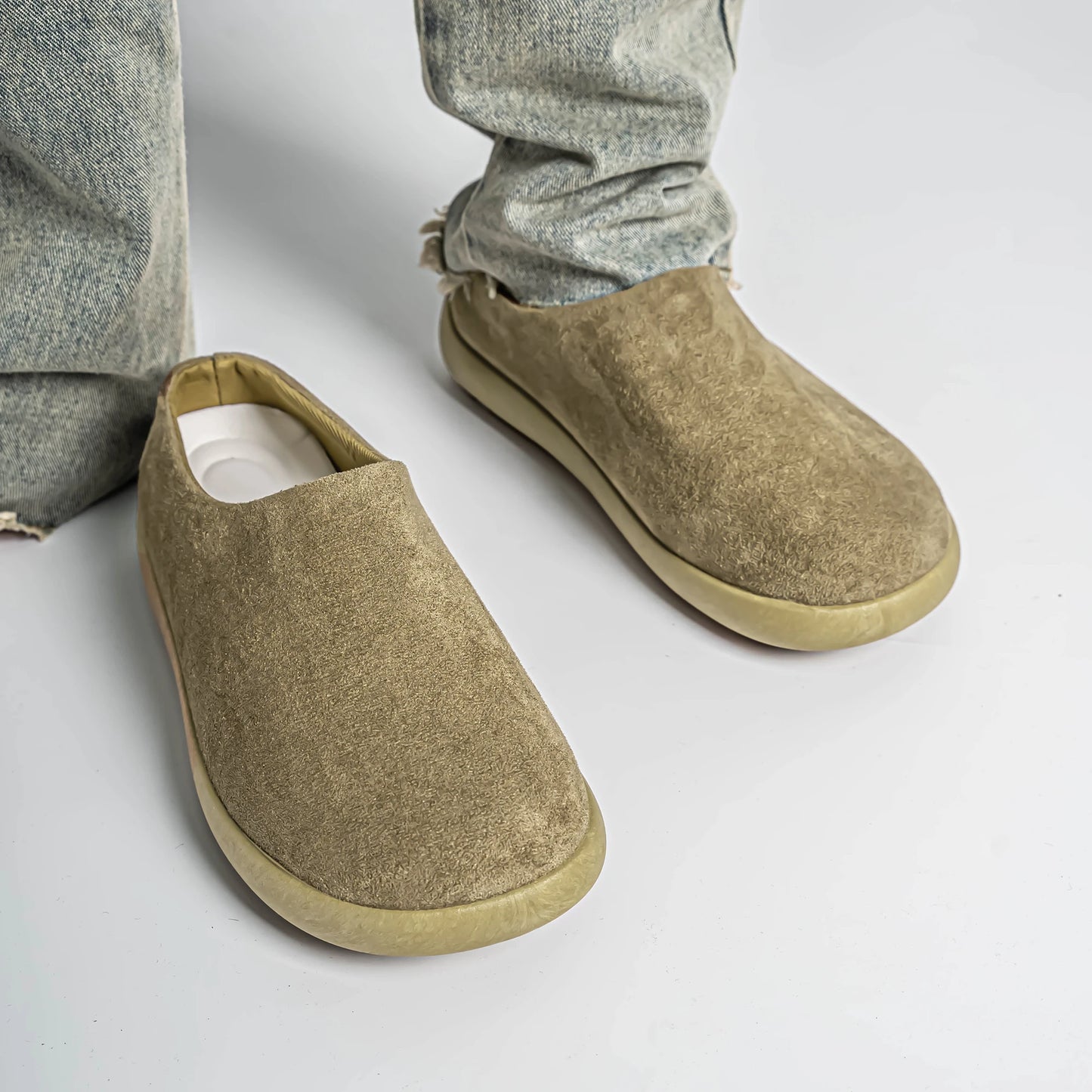 2025 New Arrival Men's Mules | Closed-Toe Half Slippers | Outdoor Slip-on Casual Shoes for Men