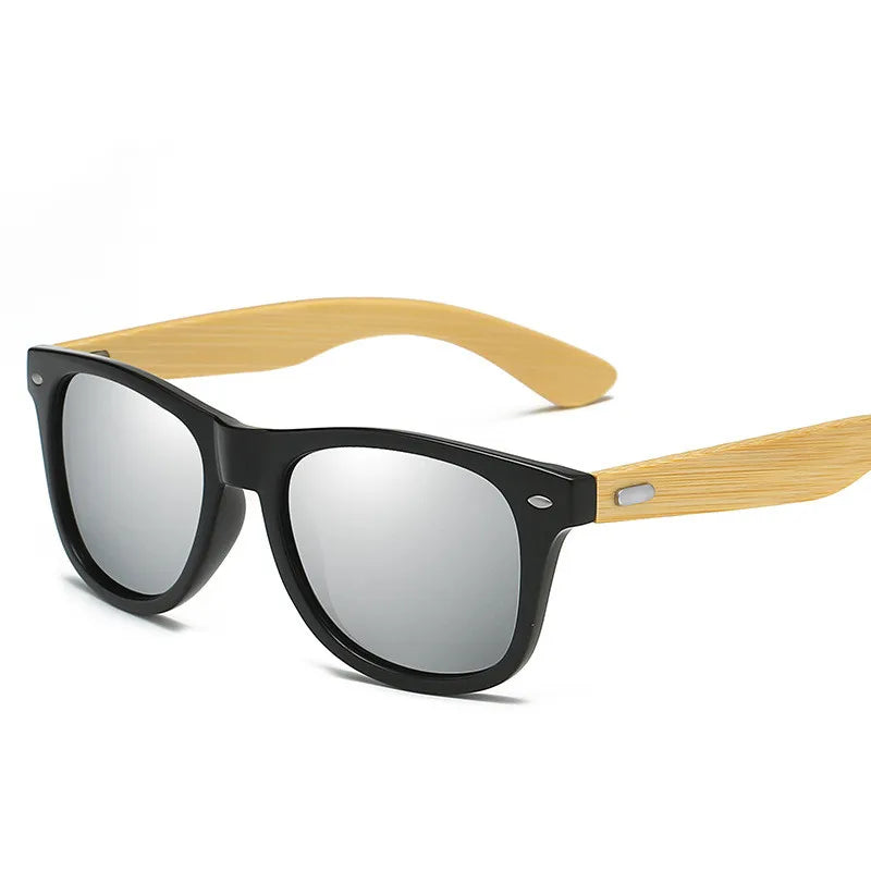 Classic Wood Bamboo Sunglasses Men Women Polarized UV400 Vintage Driving Sun Glasses Black Fishing Eyewear UV400 Eyeglasses