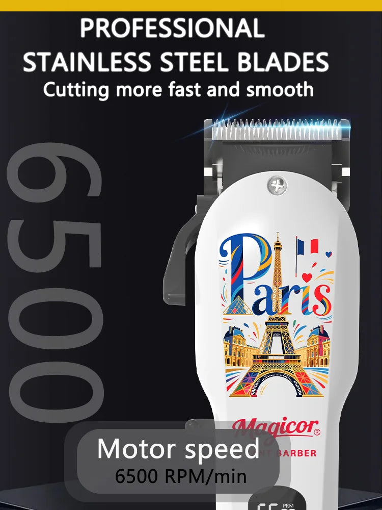 MAGICOR Hair Clippers Men Cordless Rechargeable Hair Clipper&Trimmer Coded Guide Combs Professional Clippers for Women Children