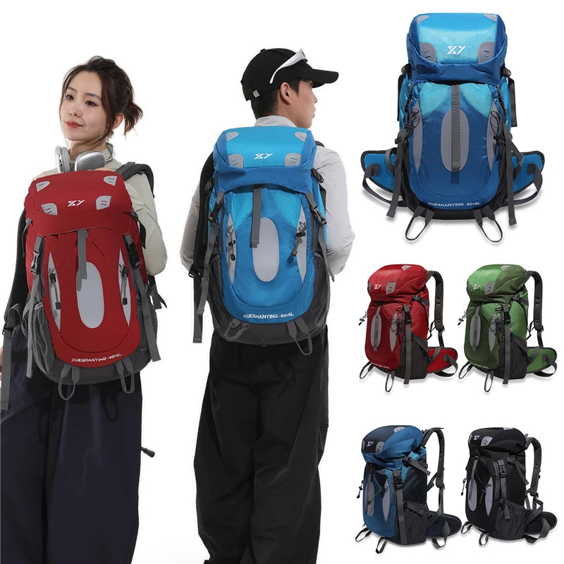 Camping Backpack Travel Bag Men Women Hiking Trekking Climbing Rucksack Outdoor Sports Bags Large Capacity Luggage Shoulder Bag