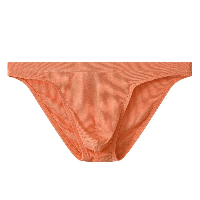 Mens Underwear Solid Briefs Shorts Hombre Man Panties Solid Comfortable Low Waist U Convex Pouch Underpants Cueca Calzoncillo