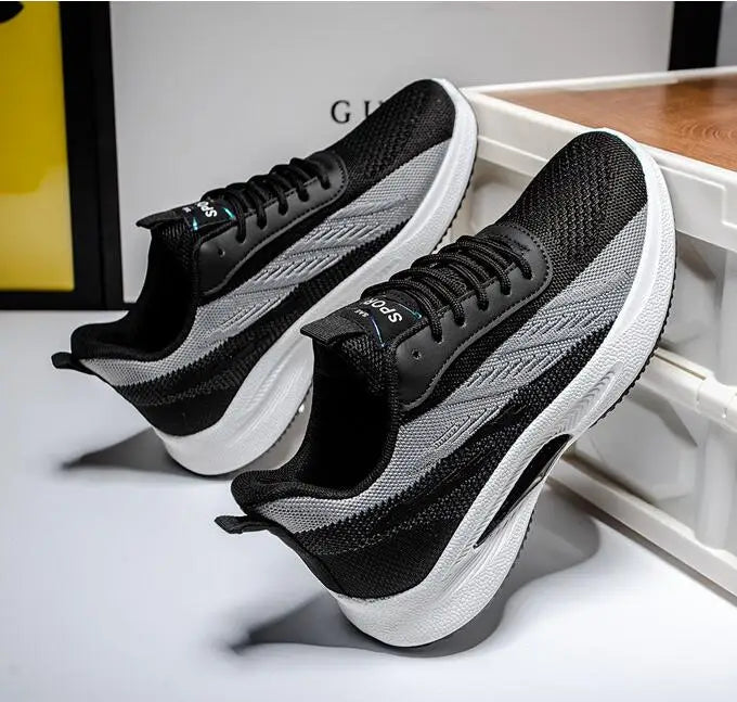 Men's shoes Casual lightweight non-slip fashion sneakers Breathable running shoes Outdoor walking training tennis shoes for men