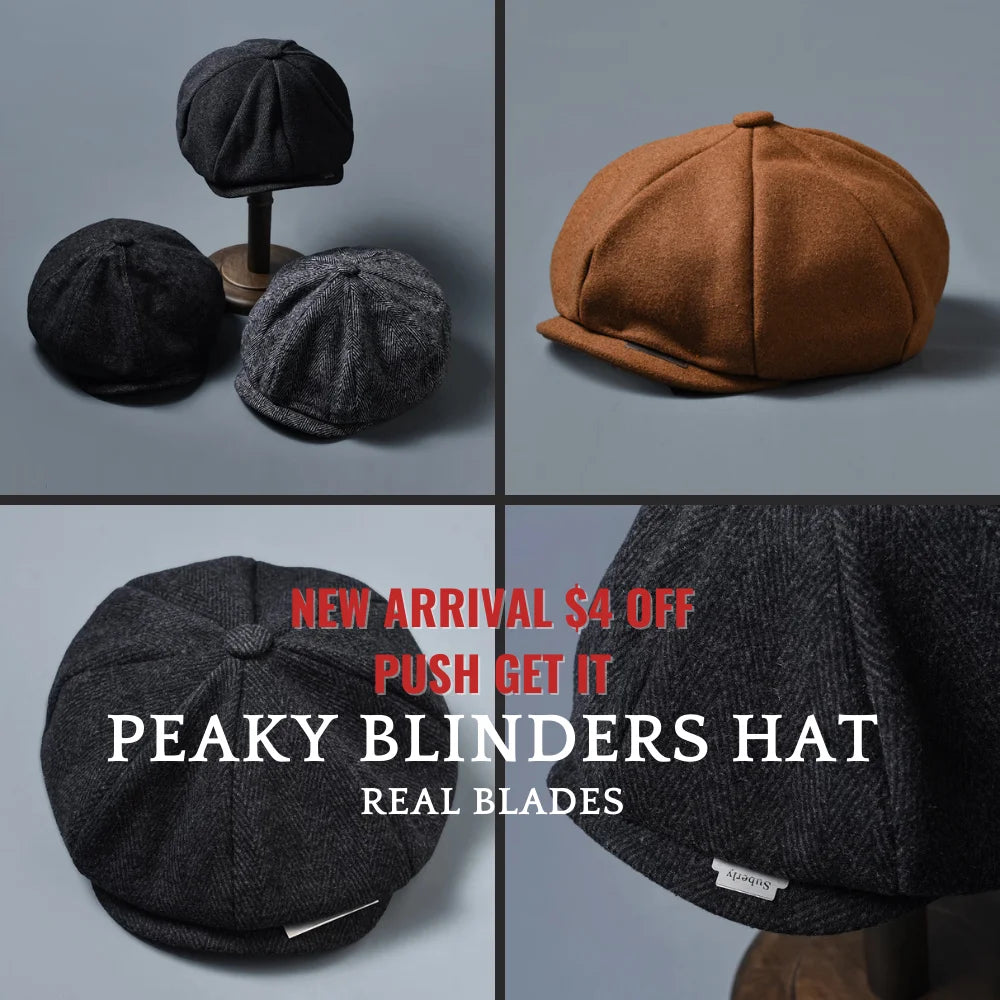 Men's cap 2021 New Men's Newsboy Hats Vintage Herringbone Octagon Cap Women Berets Gatsby Flat Hat BLM73