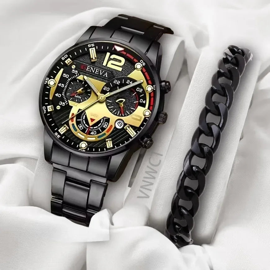 Men Business Men Watch Luxury Analog Quartz Wristwatches with Calendar for Men Clock Reloj Hombre