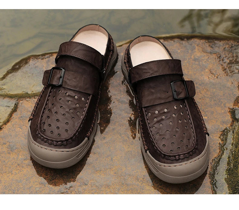 Summer Men‘s Sandals Casual Comfortable Men Slippers 2025 New Designer Sneakers Lightweight Outdoor Beach Sandals Men's Shoes