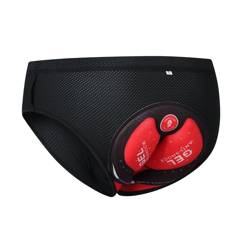 Men Bike Underwear Breathable Padded Bicycle Briefs Cycle Underwear Shorts