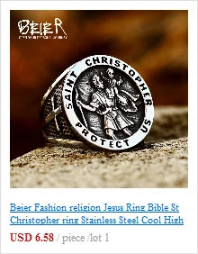 BEIER High Quality Aragorn II Barahir Snake Stainless Steel Men Ring Jewelry BR8-599