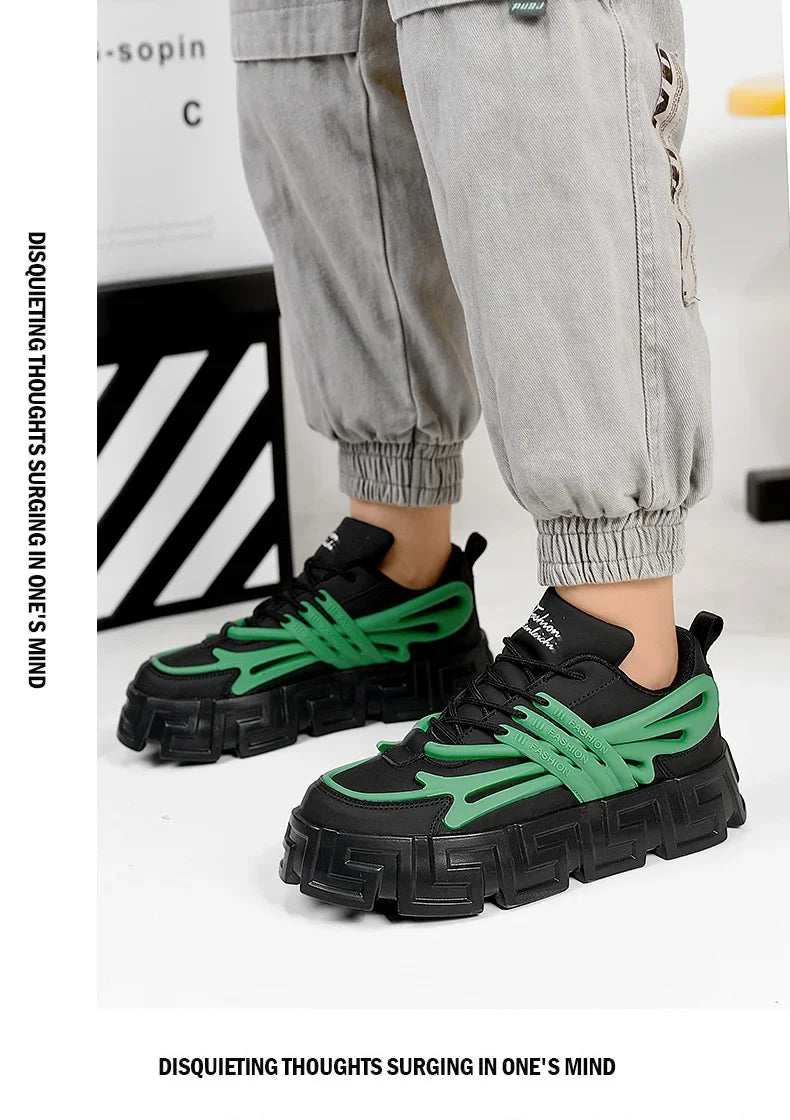 Casual Shoes For Men Street Style Walking Shoes Sneakers Thick Bottom Running basketball Shoes Male 2024 Vulcanized Sneakers Men