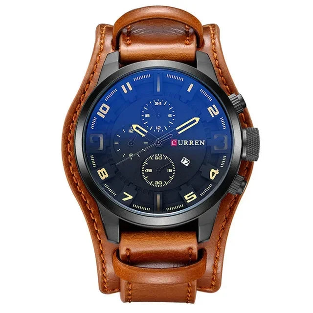 Curren Men Watches Top Brand Luxury Army Military Steampunk Male Clock Fashion Casual Quartz Wristwatch Hodinky Relojes Hombre