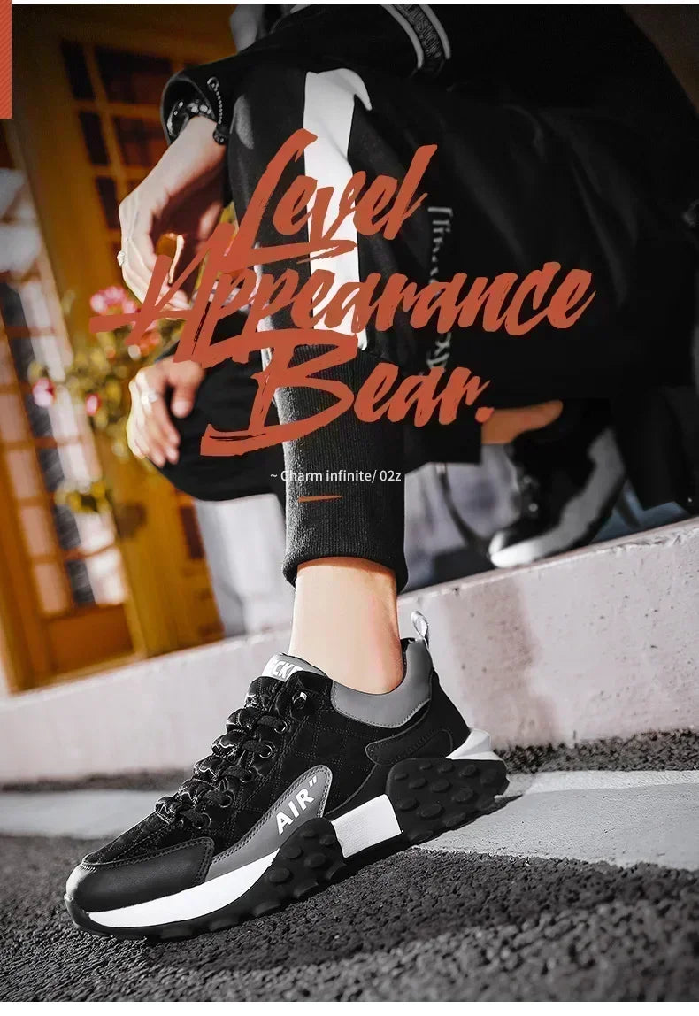 2025 Spring/Autumn Season Fashionable Men's Sneakers/Thick-Soled Casual Sports Shoes for Leisure and
