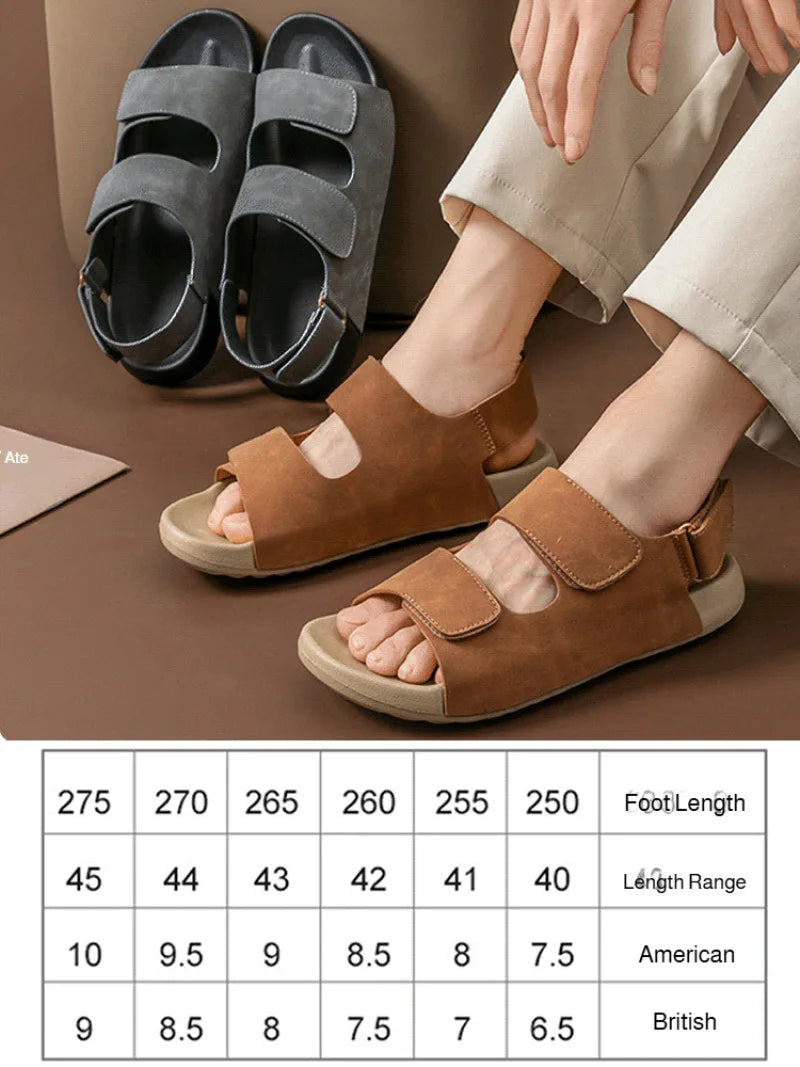 Men's outdoor sandals, casual outdoor beach shoes, outdoor sandals, driving sandals