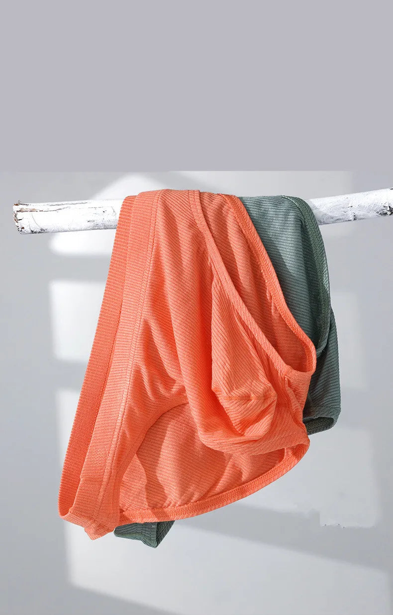 Mens Underwear Solid Briefs Shorts Hombre Man Panties Solid Comfortable Low Waist U Convex Pouch Underpants Cueca Calzoncillo