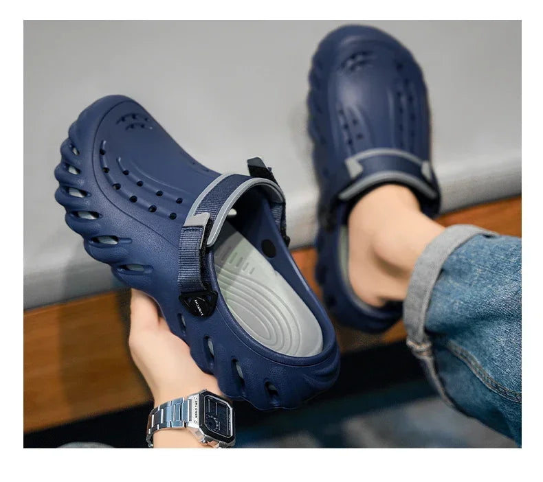 Luxury Man Sandal for Men Brand Men's Shoes 2025 White Sandals Flat Sandals Mens Soft Sandles Summer Shoes Sale Slippers Slipers