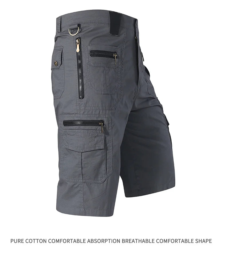 Shorts Men Urban Military Waterproof Cargo Tactical Shorts Male Outdoor Camo Breathable Quick Dry Pants Summer Casual Shorts