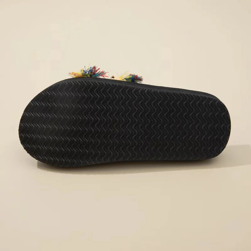 Men Casual Slippers Fashion Indoor Outdoor Beach Women White Sandals Increase Height Round Toe Non-Slip Unisex Zapatos Hombre