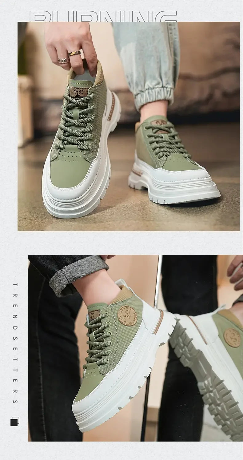 Men's Shoes 2024 Autumn and Winter New Rubber and Plastic Casual Fashion Men's Boots Warm and ComfortableBoots  Mens Boots