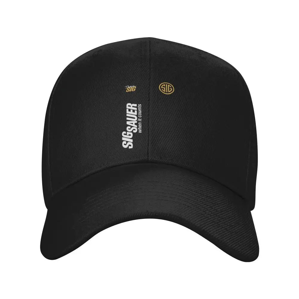 Sig Team Sauer When Counting Men Cap Hats For Men Men's Baseball Cap Baseball Cap Peaked Cap Men's Hat