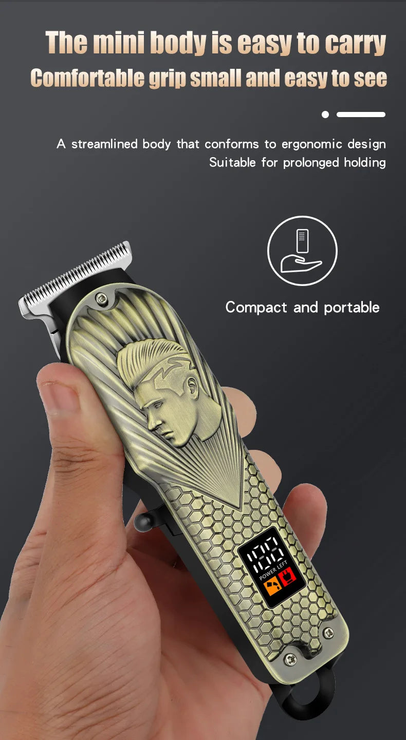 Professional Clippers and Trimmers Set,Beard Trimmer, Barber Clippers, Rechargeable Electric Shaver Hair Clippers for Men