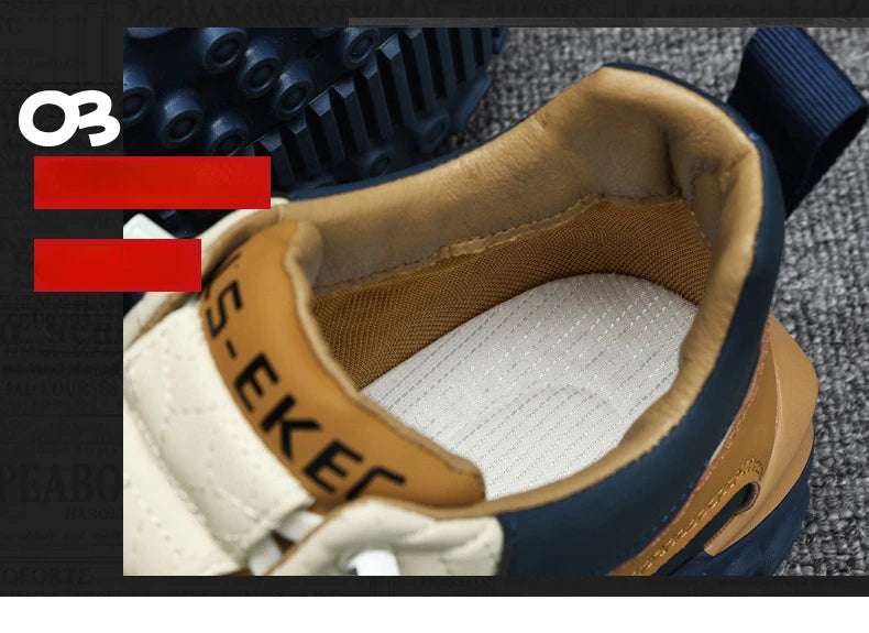 Brand Men's Sneakers Designer Comfortable Running Shoes for Men Outdoor Non-Slip Casual Shoes Fashion Platform Board Shoes Male