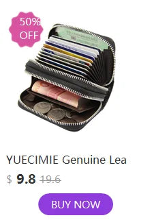 Genuine Leather Man Wallet RFID Blocking Slim Monederos Male Thin Purse High Quality Cowhide Card Wallet For Men Male