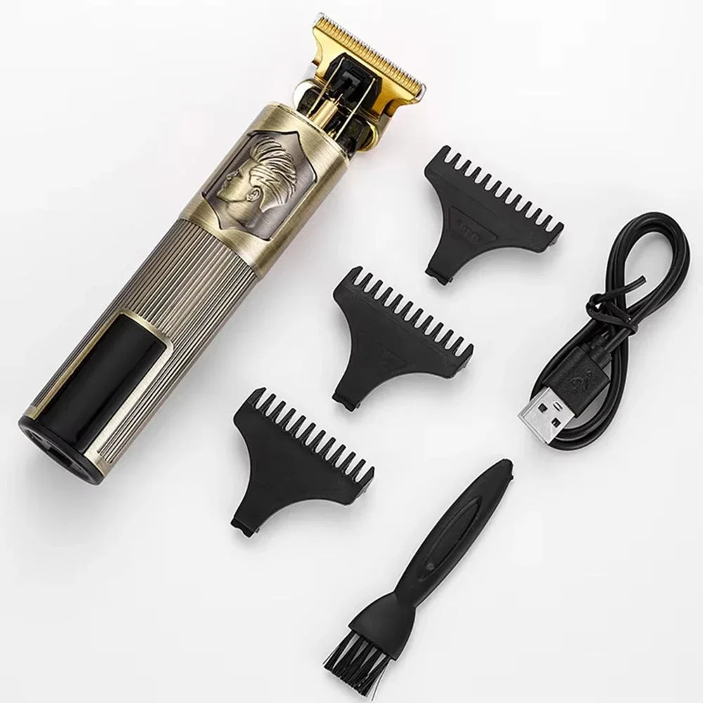 Carving Professional Hair Clipper For Men T9 Electric Hair Cutting Machine Barber Rechargeable Provide Comfortable Shave Clipper